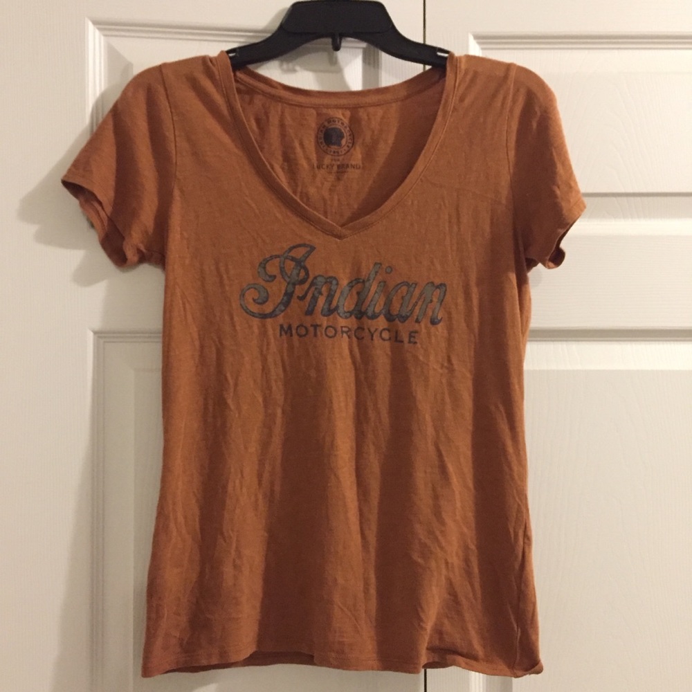 Lucky Brand Indian motorcycle t-shirt